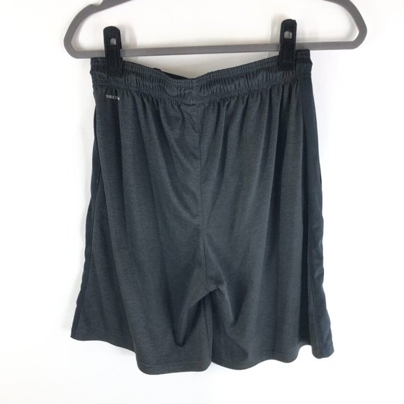 Reebok Mens Athletic Basketball Training Shorts Pockets Drawstring Gray S - Picture 2 of 4